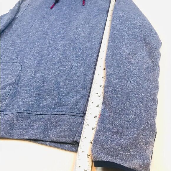 The North Face Chambray Blue And Purple Cowl Neck Sweatshirt - Women’s Small - Picture 9 of 11